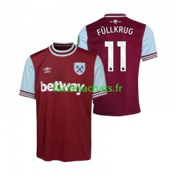 Maillot West Ham United FULLKRUG 11 2024-2025 Domicile Homme MC Maillot West Ham United FULLKRUG 11 2024-2025 Domicile Homme MC