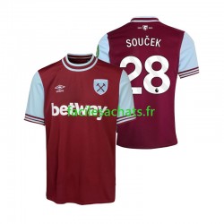 Maillot West Ham United SOUCEK 28 2024-2025 Domicile Homme MC Maillot West Ham United SOUCEK 28 2024-2025 Domicile Homme MC