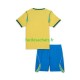 Maillot Brésil Domicile Coupe du Monde 2026 Enfant MC