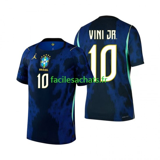 Maillot Brésil Vinicius Junior 10 Extérieur Coupe du Monde 2026 Homme MC