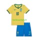 Maillot Brésil Vinicius Junior 10 Domicile Coupe du Monde 2026 Enfant MC