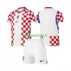 Maillot Croatie Domicile Coupe du Monde 2026 Enfant MC