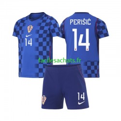 Maillot Croatie Ivan Perisic 14 Extérieur Coupe du Monde 2026 Enfant MC