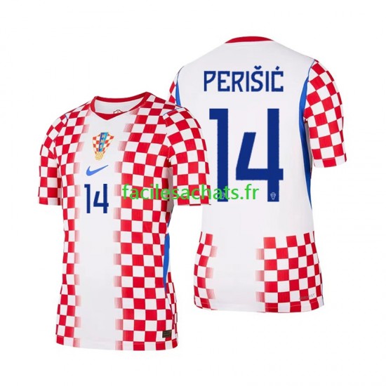 Maillot Croatie Ivan Perisic 14 Domicile Coupe du Monde 2026 Homme MC