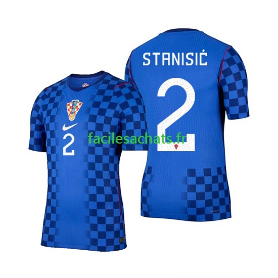 Maillot Croatie Josip Stanisic 2 Extérieur Coupe du Monde 2026 Homme MC