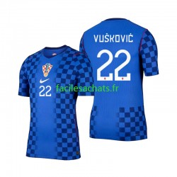 Maillot Croatie Luka Vuskovic 22 Extérieur Coupe du Monde 2026 Homme MC Maillot Croatie Luka Vuskovic 22 Extérieur Coupe du Monde 2026 Homme MC