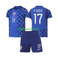 Maillot Croatie Petar Sucic 17 Extérieur Coupe du Monde 2026 Enfant MC Maillot Croatie Petar Sucic 17 Extérieur Coupe du Monde 2026 Enfant MC