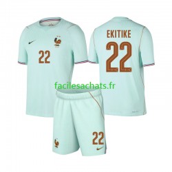 Maillot France Hugo Ekitike 22 Extérieur Coupe du Monde 2026 Enfant MC
