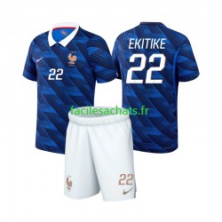 Maillot France Hugo Ekitike 22 Domicile Coupe du Monde 2026 Enfant MC