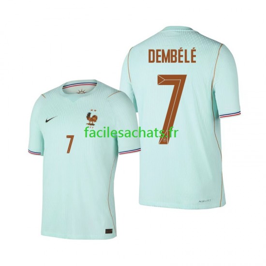 Maillot France Ousmane Dembele 7 Extérieur Coupe du Monde 2026 Homme MC