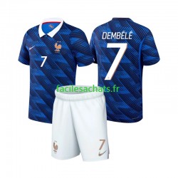 Maillot France Ousmane Dembele 7 Domicile Coupe du Monde 2026 Enfant MC