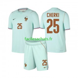 Maillot France Rayan Cherki 25 Extérieur Coupe du Monde 2026 Enfant MC
