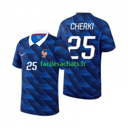 Maillot France Rayan Cherki 25 Domicile Coupe du Monde 2026 Homme MC