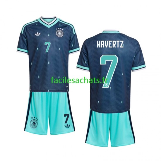 Maillot Allemagne Kai Havertz 7 Extérieur Coupe du Monde 2026 Enfant MC