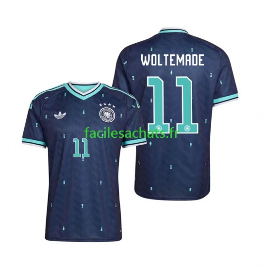 Maillot Allemagne Nick Woltemade 11 Extérieur Coupe du Monde 2026 Homme MC