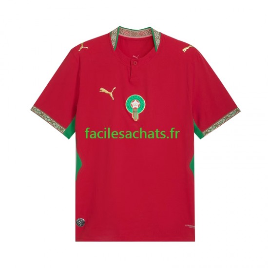 Maillot Maroc Domicile Coupe du Monde 2026 Homme MC