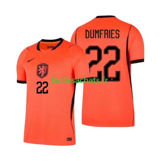 Maillot Pays-Bas Denzel Dumfries 22 Domicile Coupe du Monde 2026 Homme MC