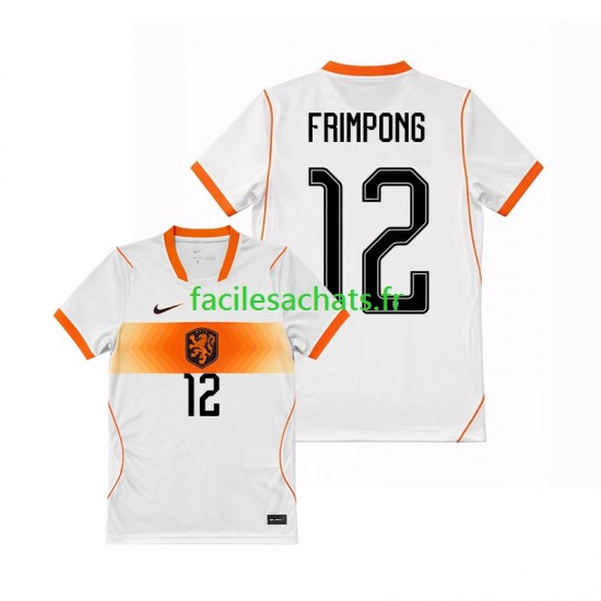 Maillot Pays-Bas Jeremie Frimpong 12 Extérieur Coupe du Monde 2026 Homme MC