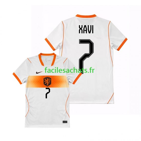 Maillot Pays-Bas Xavi Simons 7 Extérieur Coupe du Monde 2026 Homme MC