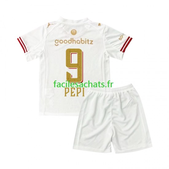 Maillot PSV Eindhoven Ricardo Pepi 9 Efteling 2025-2026 4ème Enfant MC
