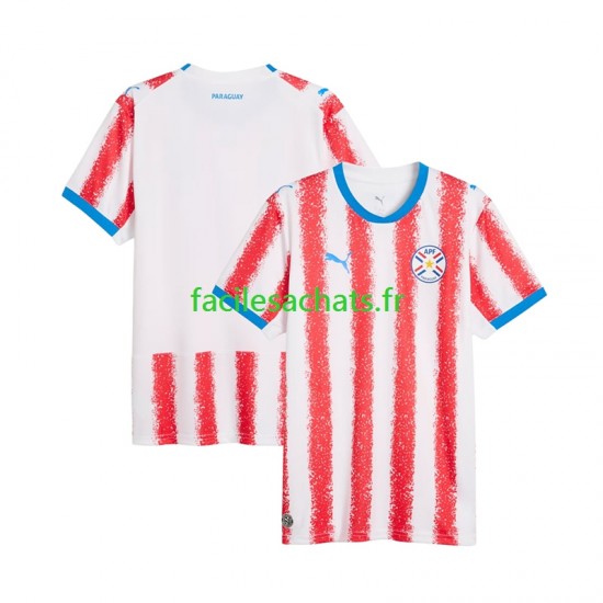 Maillot Paraguay Domicile Coupe du Monde 2026 Homme MC