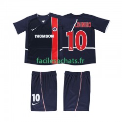 Maillot AC Milan RONALDINHO 10 Retro 2002 2003 Domicile Enfant MC