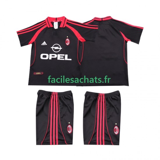Maillot AC Milan Retro 2000 2001 3ème Enfant MC