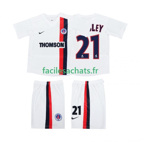 Maillot AC Milan WESLEY 21 Retro 2002 2003 Extérieur Enfant MC