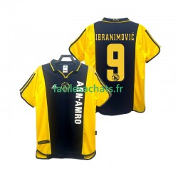 Maillot Ajax Amsterdam IBRANIMOVIC 9 Retro 2000 2001 Extérieur Homme MC