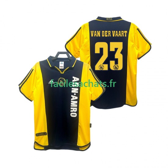 Maillot Ajax Amsterdam VAN DER VAART 23 Retro 2000 2001 Extérieur Homme MC