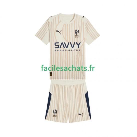 Maillot Al Hilal CWC 2025-2026 Extérieur Enfant MC