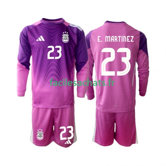 Maillot Argentine Emiliano Martinez 23 2025 Gardien Domicile Enfant ML