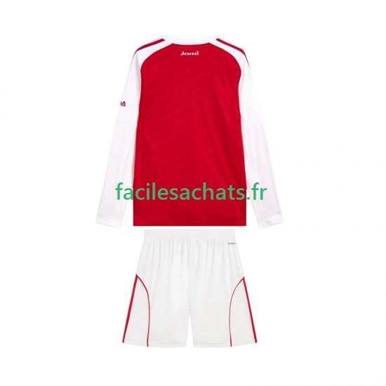 Maillot Arsenal 2025-2026 Domicile Enfant ML