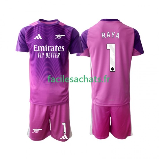 Maillot Arsenal Raya 1 2025-2026 Gardien 3ème Enfant MC