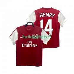 Maillot Arsenal HENRY 14 Retro 2011 2012 Domicile Homme MC