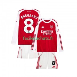 Maillot Arsenal Martin Odegaard 8 2025-2026 Domicile Enfant ML