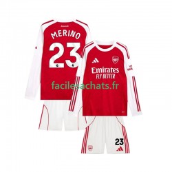 Maillot Arsenal Merino 23 2025-2026 Domicile Enfant ML