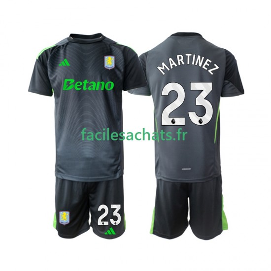 Maillot Aston Villa Emiliano Martinez 23 2025-2026 Gardien Domicile Enfant MC