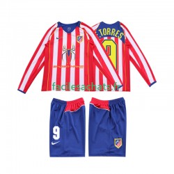 Maillot Atlético Madrid F TORRES 9 Retro 2004 2005 Domicile Enfant ML