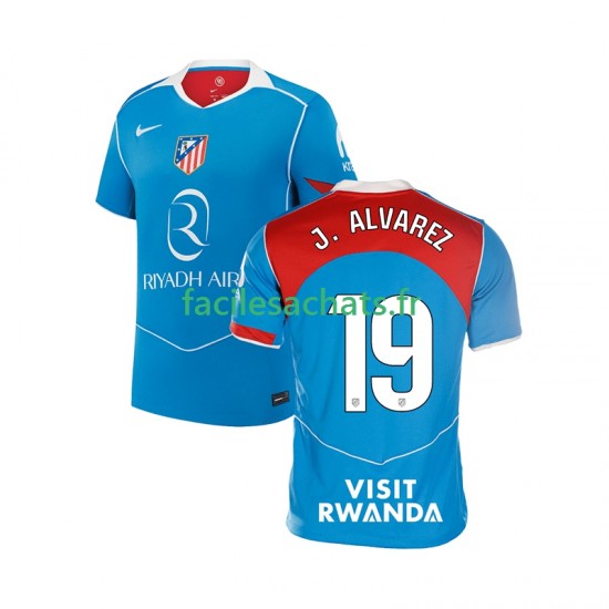 Maillot Atlético Madrid Julian Alvarez 19 2025-2026 3ème Homme MC