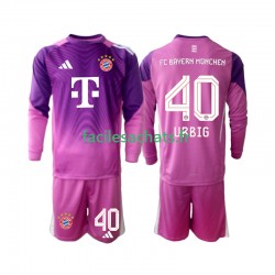 Maillot Bayern Munich Jonas Urbig 40 2025-2026 Gardien 4ème Enfant ML Maillot Bayern Munich Jonas Urbig 40 2025-2026 Gardien 4ème Enfant ML