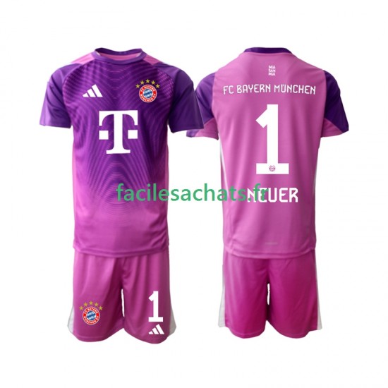 Maillot Bayern Munich Manuel Neuer 1 2025-2026 Gardien 4ème Enfant MC