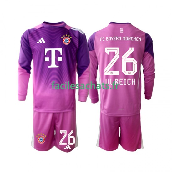 Maillot Bayern Munich Sven Ulreich 26 2025-2026 Gardien 4ème Enfant ML