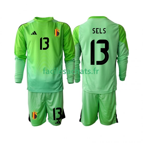 Maillot Belgique Matz Sels 13 2025 Gardien Domicile Enfant ML