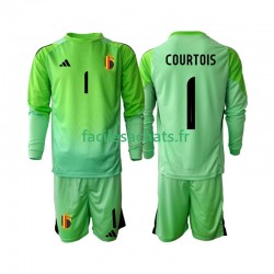 Maillot Belgique Thibaut Courtoi 1 2025 Gardien Domicile Enfant ML