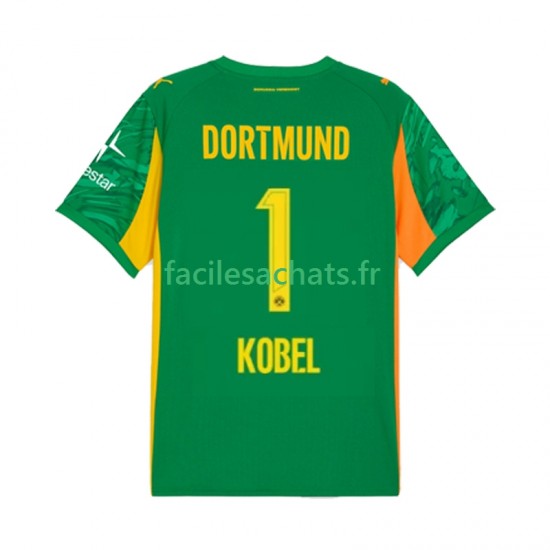 Maillot Borussia Dortmund Gregor Kobel 1 2025-2026 Gardien Domicile Homme MC