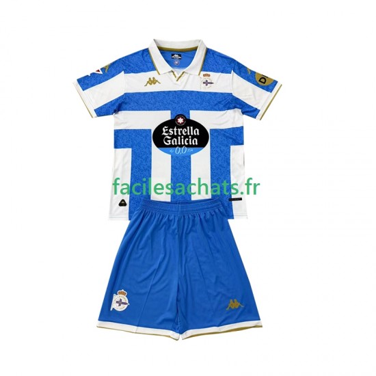 Maillot Deportivo La Coruna 2025-2026 Domicile Enfant MC