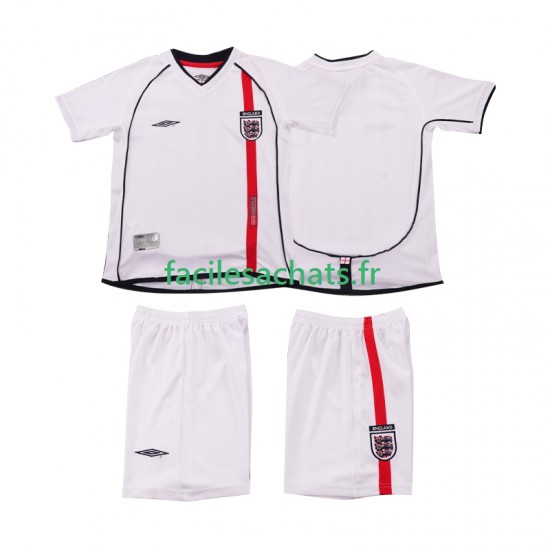 Maillot Angleterre Retro 2002 Domicile Enfant MC