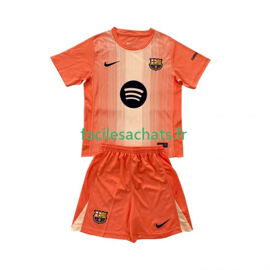 Maillot FC Barcelone 2025-2026 Gardien 4ème Enfant MC