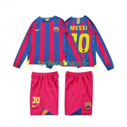 Maillot FC Barcelone Lionel Messi 10 Retro 2005 2006 Domicile Enfant ML